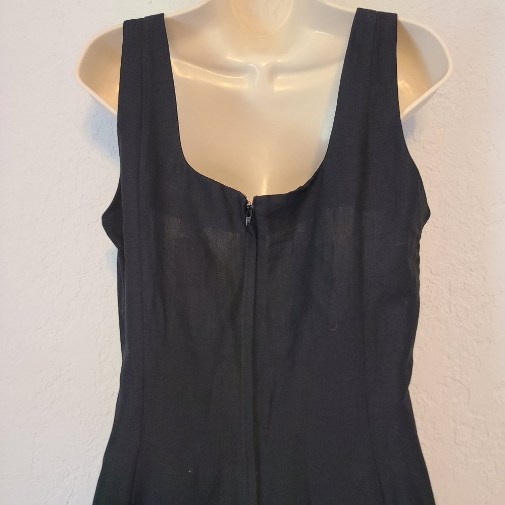 The Limited Linen Blend Dress Sz 8 Classic Sleeveless NWT - Picture 4 of 9